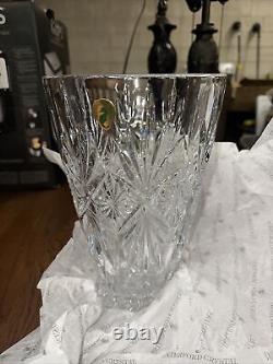 NIB! Waterford Lead Crystal Normandy Vase 10 inches Made in Slovenia