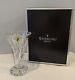 Nwt Waterford Crystal 6 Lead Crystal Best Wishes Vase Czech Republic Nib Signed