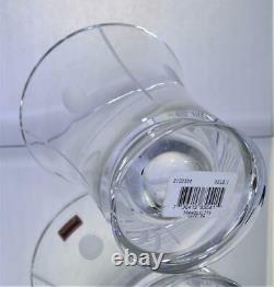 New BACCARAT France Crystal Gray Cut Ovals Vertical TRANQUILITY 5 1/8h Vase
