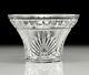 New In Box William Yeoward Daisy Hand Blown Cut Crystal 6 Vase Bowl Rare Sale