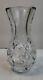 Orrefors Heavy Cut Thick Crystal Diamond Pattern 8 Vase Signed Jl 4411 221