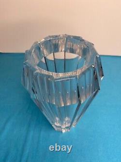 Orffers Crystal Vase MR 5100-22 Sigma 8.5 Heavy Cut Lead Crystal