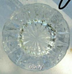Outstanding! GORGEOUS LARGE WATERFORD CUT CRYSTAL GLASS VASE FINE PATTERN 10