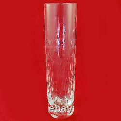 PARIS VASE by Baccarat Crystal 7 mouth blown hand cut France NEW NEVER USED