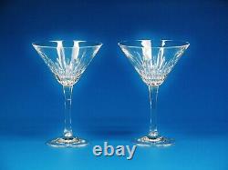 Pair Of Marquis by Waterford, Barcelona Martini Glasses. Measures 6 1/2 H