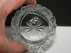 Pairpoint Crystal Blackmer Nevada Oxford ABP Rose Globe Clear Crystal 2 3/4 T