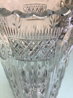 Pairpoint Crystal Vase 10H 4 Diameter