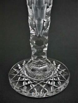 QUEENS 12 Trumpet Vase HAWKES antique American Brilliant Period Cut Glass