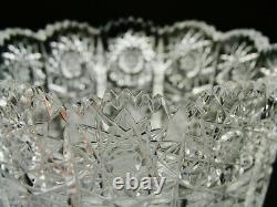 Queens Lace 6 1/4 Cut Crystal Vase Excellent Condition Awesome Detail