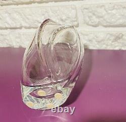 ROBERT RIGOT BACCARAT France Art Glass Crystal Cut Tulip Vase by R. RIGOT