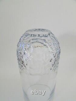 Ralph Lauren Lead Crystal Chipped Ice Flower Vase 12