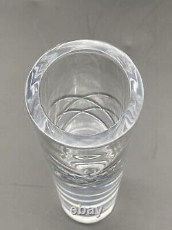 Ralph Lauren Modern Cut RARE Crystal 9.5 Cylinder Bud Vase Extremely HTF MINTY