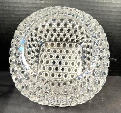 Rare Vintage Cut Crystal Glass Bowl/Vase