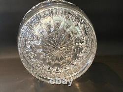 Rare Vintage Waterford Crystal Cut Crystal Heavy Vase, 12 Tall, 6 Widest