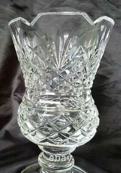 Rare Vintage Waterford Crystal Thistle 7 Cut Crystal Master Cutter Vase #25