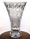 Rare Waterford Cut Crystal Flared Vase 12 Inches Tall Elegant And Very Heavy