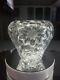 Rare Shape Squat Vase, American Brilliant Period Cut Glass Crystal Floral Flashy