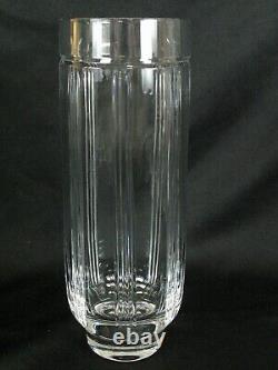 Rogaska Deco Pattern Style Cut Crystal / Glass Vase 11