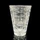 Royal Brierley/swag Crystal Vase By Tiffany & Co. Hand Cut Lead Crystal Glass