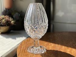 STUNNING Vintage Crystal Footed Pedestal Vase Cut Crystal