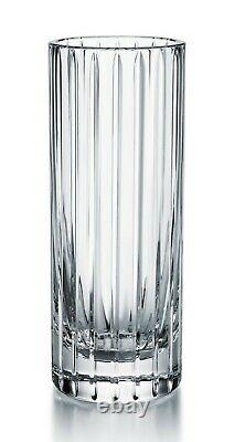 Signed Baccarat France Harmonie French Cut Crystal Art Glass Vase HED