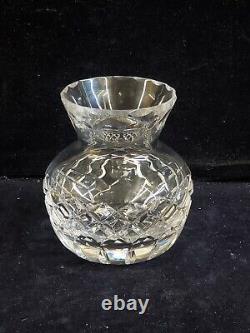 Signed Cartier Cut Crystal Vase 3.5 (Sp6)