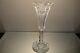 Signed Hawkes Abp Cut Glass Crystal Trumpet Vase 10 Tall Brunswick Pattern