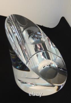 Signed Steven V. Correia Optical Crystal Artist Proof Sculpture 2/10 Art Glass