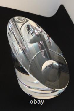 Signed Steven V. Correia Optical Crystal Artist Proof Sculpture 2/10 Art Glass