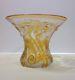 Signed Webb Cameo Overlay Cut Crystal Vase. Antique England. Art Nouveau