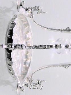 Sterling Silver & Cut Crystal Posy Vase 1897