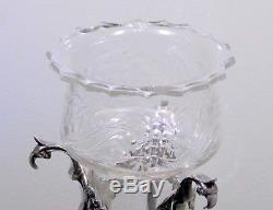 Sterling Silver & Cut Crystal Posy Vase 1897