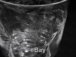 Steuben Crystal 7373-Shape Vase with Marguerite Cut