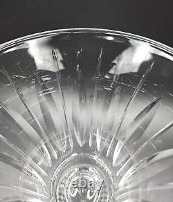 Stuart English Crystal HAMPSHIRE 9 Flower Vase EXCELLENT Cut Footed