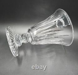 Stuart English Crystal HAMPSHIRE 9 Flower Vase EXCELLENT Cut Footed