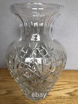 Stunning Badash Poland 24% Lead Cut Crystal Vase Large Size 10 High Beauty