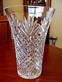 Stunning Vtg'waterford' Ireland Cut Crystal'killarney' 10 Flared Vase Exc