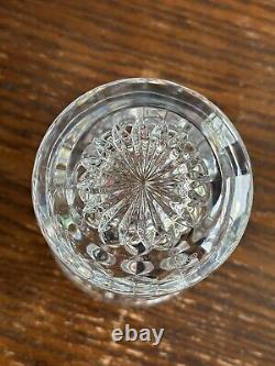 Stunning Waterford Crystal Leonora Vase, 10 Retired Stamped Cut Glass Diamond