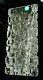 Tiffany & Co Sierra Rock Cut Triangular Crystal 7 1/2 Vase Germany No Box