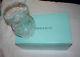 Tiffany & Co Large 8 High Cut Crystal Vase Royal Brierley Box Pre-owned Mint