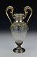 Theodore Starr New York Sterling Silver & Cut Crystal Vase