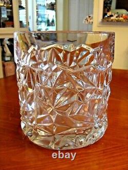 Tiffany & Co. Crystal Cut Ice Rock Champagne Wine Chiller, Ice Bucket, Vase Exc