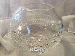 Tiffany & Co. Crystal Diamond Cut Rose Bowl Vase 7