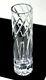 Tiffany & Co. Gorgeous Swirled Cut Crystal Vase 8 Tall