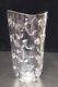 Tiffany & Co. Hand-cut Crystal Floral Vine Vase 11 Gull-wing Rim Josef Riedel