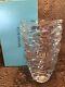 Tiffany & Co Wave Cut 12 Crystal Centerpiece Vase 2001 Signed Emil Frost