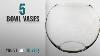 Top 10 Bowl Vases 2018 Cys Gbb108 Handblown Glass Jumbo Bubble Bowl Vase H 15 11 Body D 18