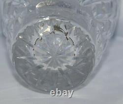 Traditional Crystal Diamond Cut Centerpiece Vase 10