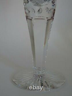 VINTAGE POKALE MONSTER GLASS CRYSTAL VAL ST LAMBERT RED height 10,83