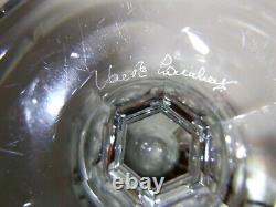 VINTAGE Val St Lambert Crystal Baluster Vase Colleen 8 1/4 Made in Belgium